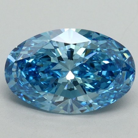 Diament laboratoryjny o barwie fantazyjnej szlif owalny, 2.04ct, VVS2, Fancy Vivid Blue, IGI LG644418254