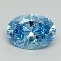 Diament laboratoryjny o barwie fantazyjnej szlif owalny, 2.04ct, VVS2, Fancy Vivid Blue, IGI LG645458901