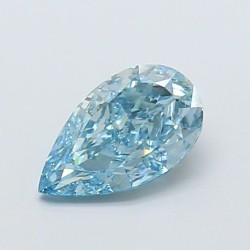 Diament laboratoryjny o barwie fantazyjnej szlif gruszkowy, 1.12ct, VVS2, Fancy Vivid Blue, IGI LG726541301