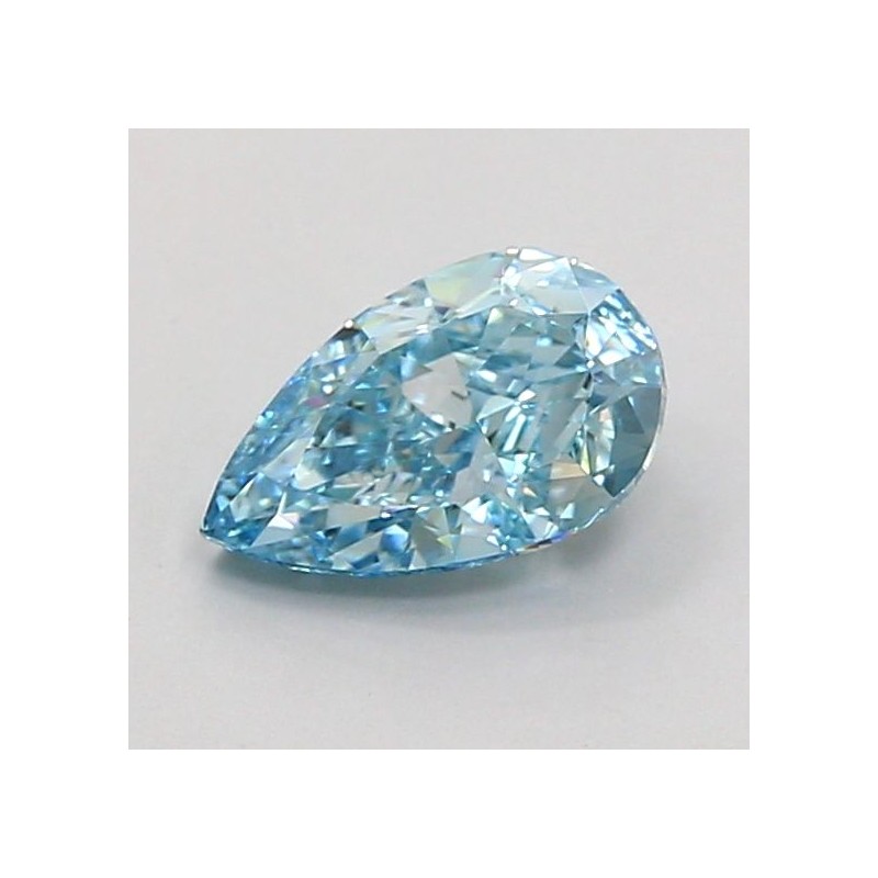 Diament laboratoryjny o barwie fantazyjnej szlif gruszkowy, 1.15ct, VVS1, Fancy Vivid Blue, IGI LG726541305