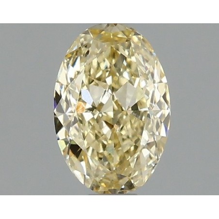Diament laboratoryjny o barwie fantazyjnej szlif owalny, 1.01ct, VVS2, Fancy Yellow, IGI LG667455723