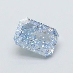 Diament laboratoryjny o barwie fantazyjnej radiant, 1.38ct, VVS2, Fancy Intense Blue, IGI LG700518419