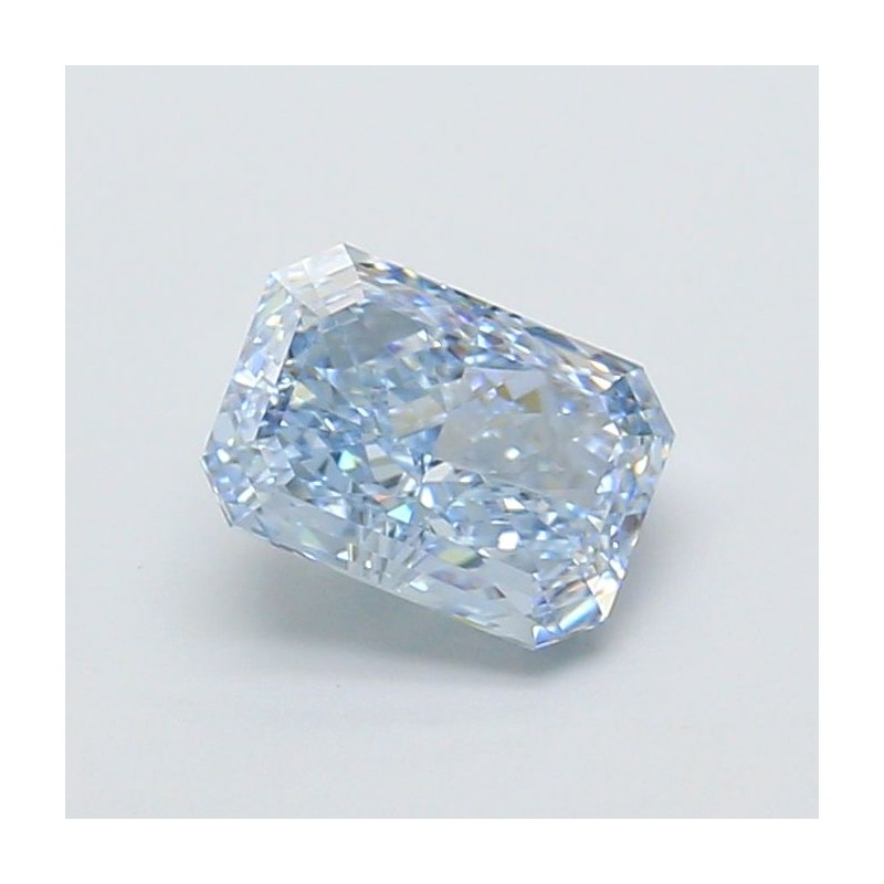 Diament laboratoryjny o barwie fantazyjnej radiant, 1.38ct, VVS2, Fancy Intense Blue, IGI LG700518419