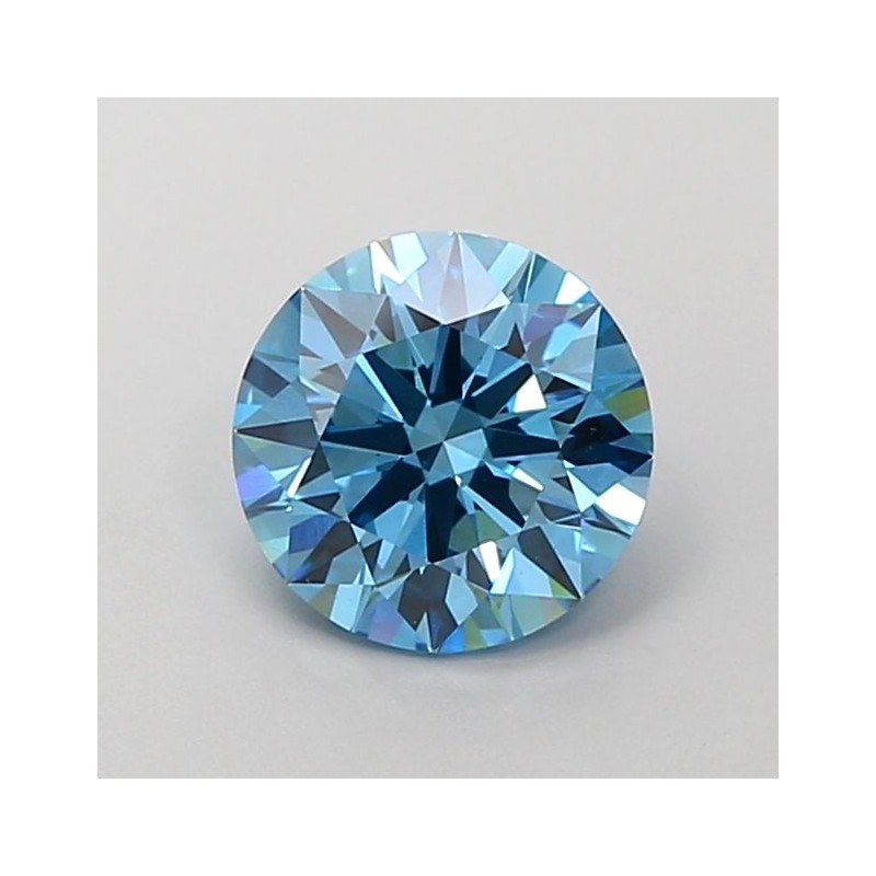 Diament laboratoryjny o barwie fantazyjnej szlif okrągły, 1.37ct, VVS2, Fancy Vivid Blue, IGI LG700518390