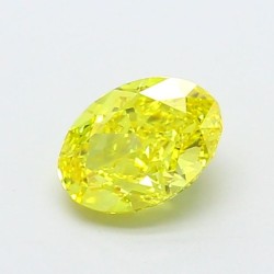 Diament laboratoryjny o barwie fantazyjnej szlif owalny, 1.11ct, VVS2, Fancy Vivid Yellow, IGI LG700518398