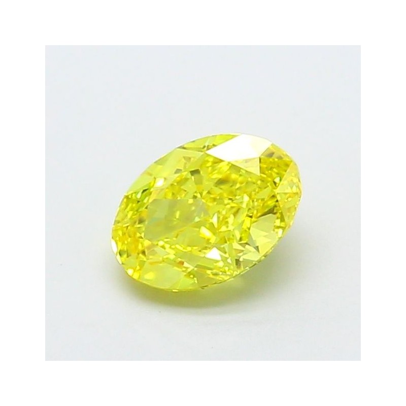 Diament laboratoryjny o barwie fantazyjnej szlif owalny, 1.11ct, VVS2, Fancy Vivid Yellow, IGI LG700518398