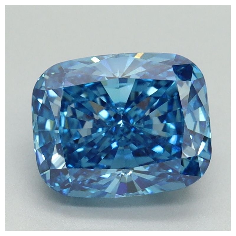 Diament laboratoryjny o barwie fantazyjnej szlif poduszkowy brylantowy, 2.04ct, VVS2, Fancy Vivid Blue, IGI LG656415047 Diament laboratoryjny o barwie fantazyjnej szlif poduszkowy brylantowy, 2.04ct, VVS2, Fancy Vivid Blue, IGI LG656415047