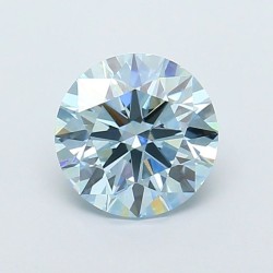 Diament laboratoryjny o barwie fantazyjnej szlif okrągły, 1.66ct, VVS2, Fancy Intense Blue, IGI LG700518320