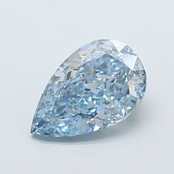 Diament laboratoryjny o barwie fantazyjnej szlif gruszkowy, 1.41ct, VVS1, Fancy Vivid Blue, IGI LG729574668