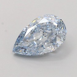 Diament laboratoryjny o barwie fantazyjnej szlif gruszkowy, 1.26ct, VVS2, Fancy Intense Blue, IGI LG729574729