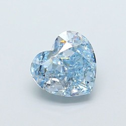 Diament laboratoryjny o barwie fantazyjnej serce, 1.08ct, VVS2, Fancy Vivid Blue, IGI LG729574670