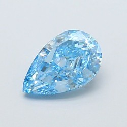 Diament laboratoryjny o barwie fantazyjnej szlif gruszkowy, 1.05ct, VVS2, Fancy Vivid Blue, IGI LG726541303