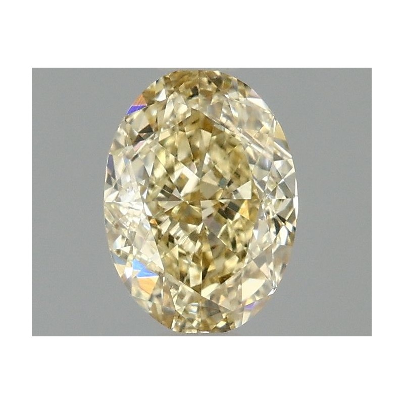Diament laboratoryjny o barwie fantazyjnej szlif owalny, 1.01ct, VVS2, Fancy Yellow, IGI LG667431122
