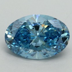 Diament laboratoryjny o barwie fantazyjnej szlif owalny, 2.04ct, VVS2, Fancy Vivid Blue, IGI LG644491412
