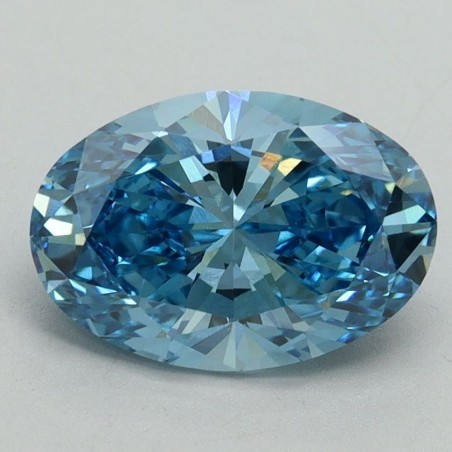 Diament laboratoryjny o barwie fantazyjnej szlif owalny, 2.04ct, VVS2, Fancy Vivid Blue, IGI LG644491412