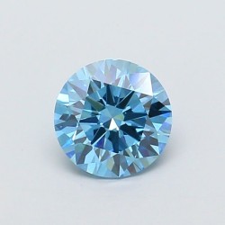 Diament laboratoryjny o barwie fantazyjnej szlif okrągły, 1.06ct, VVS2, Fancy Vivid Blue, IGI LG700518392
