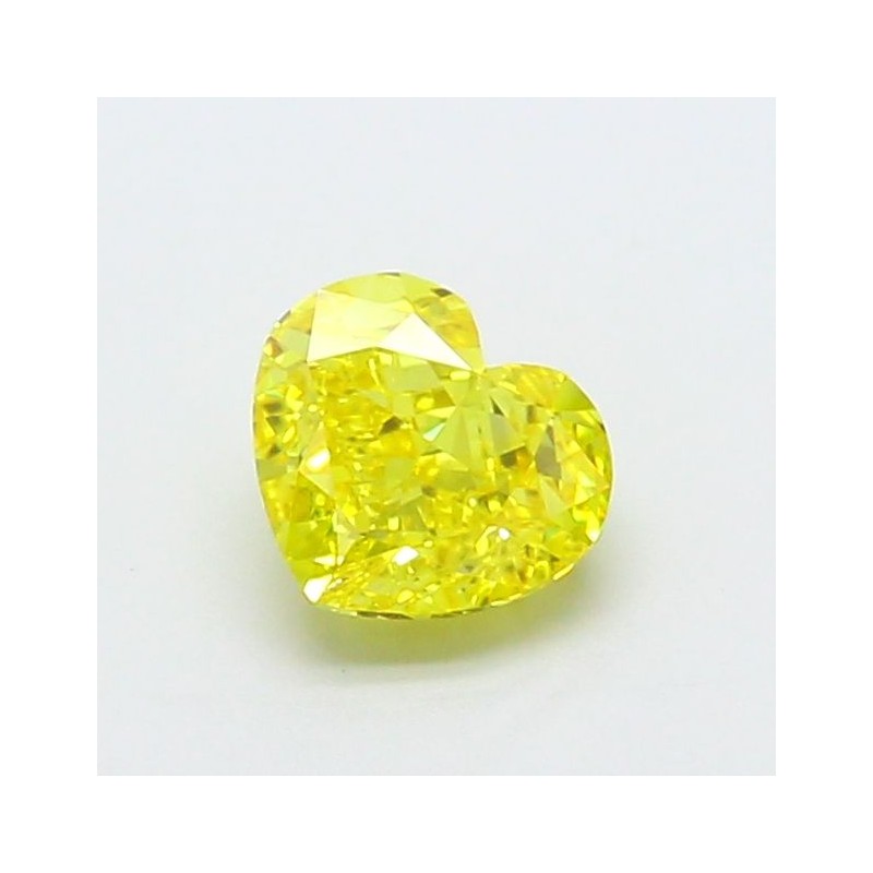 Diament laboratoryjny o barwie fantazyjnej serce, 1.12ct, VVS1, Fancy Vivid Yellow, IGI LG700518408 Diament laboratoryjny o barwie fantazyjnej serce, 1.12ct, VVS1, Fancy Vivid Yellow, IGI LG700518408