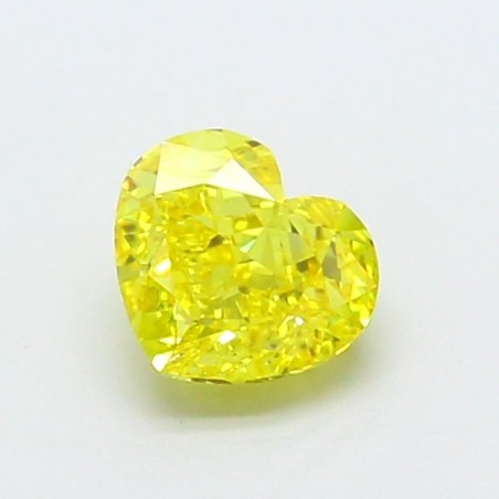 Diament laboratoryjny o barwie fantazyjnej serce, 1.12ct, VVS1, Fancy Vivid Yellow, IGI LG700518408