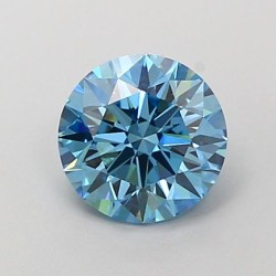 Diament laboratoryjny o barwie fantazyjnej szlif okrągły, 1.04ct, VVS2, Fancy Vivid Blue, IGI LG700518385
