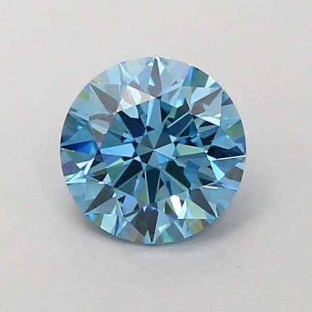 Diament laboratoryjny o barwie fantazyjnej szlif okrągły, 1.27ct, VVS2, Fancy Vivid Blue, IGI LG700518376