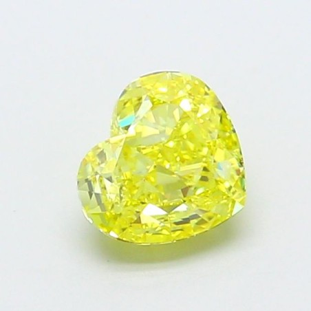 Diament laboratoryjny o barwie fantazyjnej serce, 1.2ct, IF, Fancy Vivid Yellow, IGI LG700518404