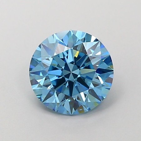 Diament laboratoryjny o barwie fantazyjnej szlif okrągły, 1.28ct, VVS2, Fancy Vivid Blue, IGI LG700518389