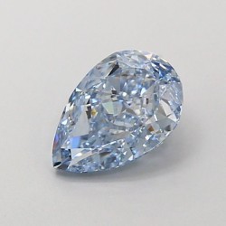 Diament laboratoryjny o barwie fantazyjnej szlif gruszkowy, 1.13ct, VVS1, Fancy Intense Blue, IGI LG700518423