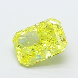 Diament laboratoryjny o barwie fantazyjnej radiant, 1.51ct, VVS1, Fancy Vivid Yellow, IGI LG700518412