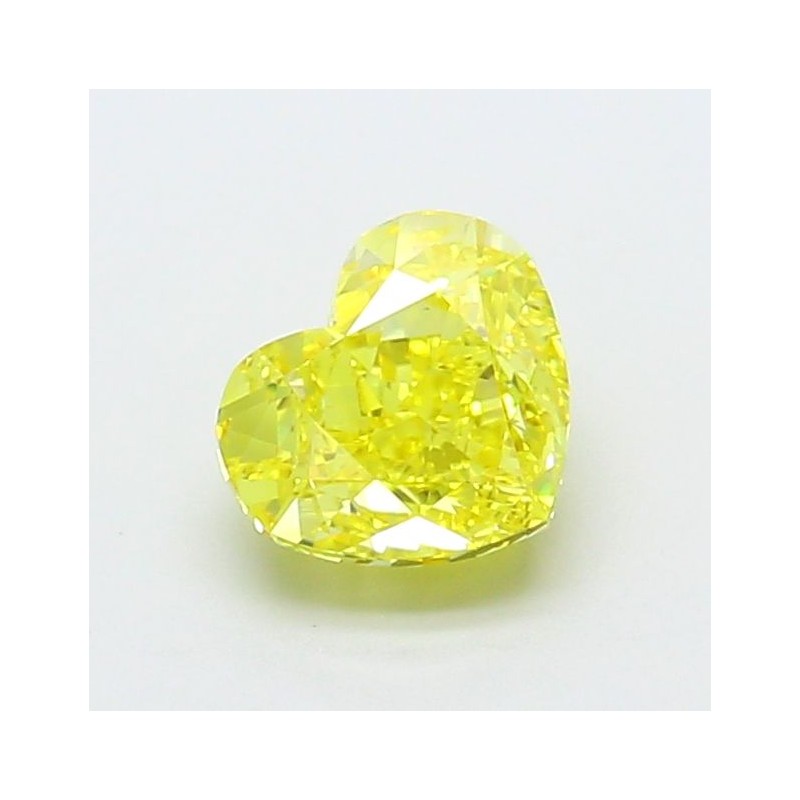 Diament laboratoryjny o barwie fantazyjnej serce, 1.5ct, VVS2, Fancy Vivid Yellow, IGI LG700518403 Diament laboratoryjny o barwie fantazyjnej serce, 1.5ct, VVS2, Fancy Vivid Yellow, IGI LG700518403