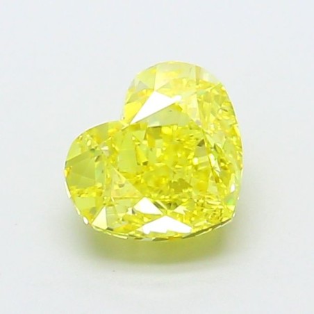 Diament laboratoryjny o barwie fantazyjnej serce, 1.5ct, VVS2, Fancy Vivid Yellow, IGI LG700518403