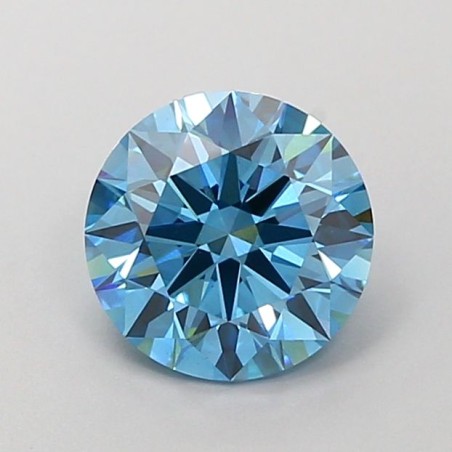 Diament laboratoryjny o barwie fantazyjnej szlif okrągły, 1.52ct, VVS2, Fancy Vivid Blue, IGI LG700518388