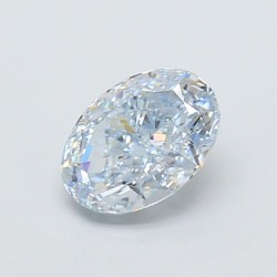 Diament laboratoryjny o barwie fantazyjnej szlif owalny, 1.32ct, VVS1, Fancy Intense Blue, IGI LG700518414