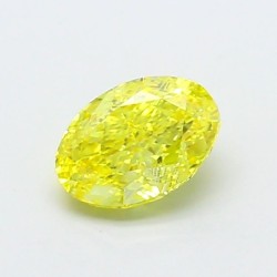 Diament laboratoryjny o barwie fantazyjnej szlif owalny, 1ct, VVS2, Fancy Vivid Yellow, IGI LG700518396