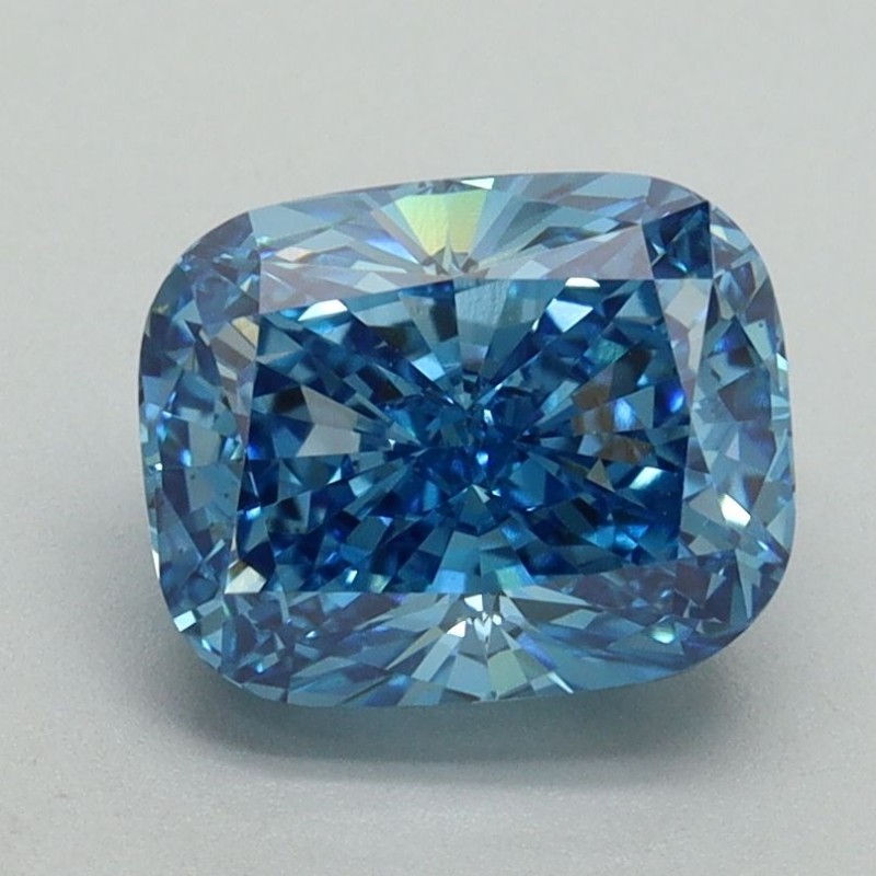 Diament laboratoryjny o barwie fantazyjnej szlif poduszkowy brylantowy, 2.05ct, VVS2, Fancy Vivid Blue, IGI LG656415021 Diament laboratoryjny o barwie fantazyjnej szlif poduszkowy brylantowy, 2.05ct, VVS2, Fancy Vivid Blue, IGI LG656415021