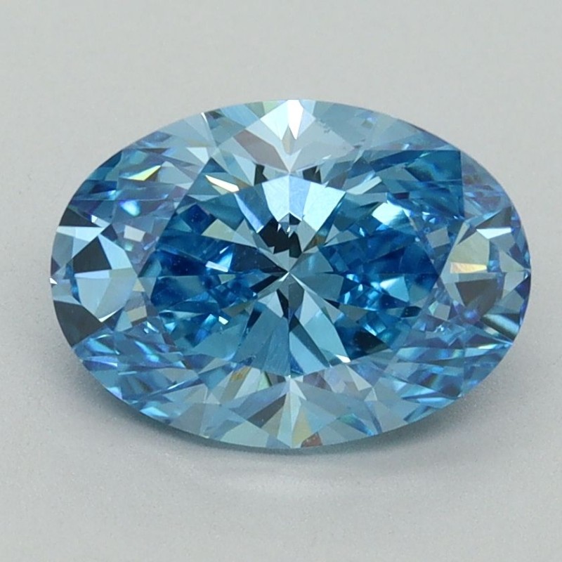 Diament laboratoryjny o barwie fantazyjnej szlif owalny, 2.04ct, VVS2, Fancy Vivid Blue, IGI LG644444221 Diament laboratoryjny o barwie fantazyjnej szlif owalny, 2.04ct, VVS2, Fancy Vivid Blue, IGI LG644444221