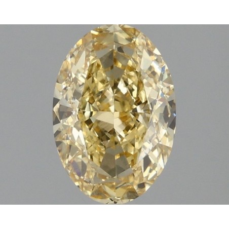 Diament laboratoryjny o barwie fantazyjnej szlif owalny, 1.59ct, VVS2, Fancy Intense Yellow, IGI LG667455726