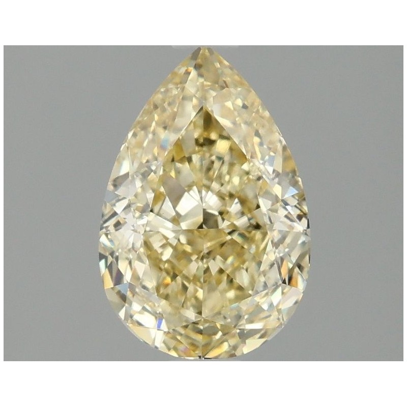Diament laboratoryjny o barwie fantazyjnej szlif gruszkowy, 1.58ct, VVS2, Fancy Intense Yellow, IGI LG668404820 Diament laboratoryjny o barwie fantazyjnej szlif gruszkowy, 1.58ct, VVS2, Fancy Intense Yellow, IGI LG668404820
