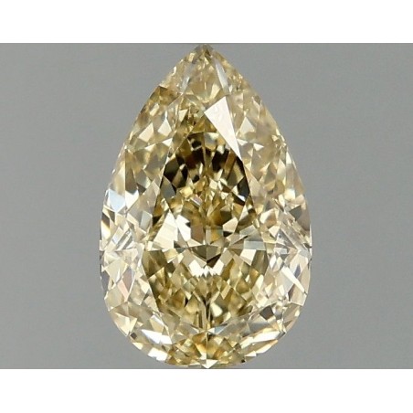 Diament laboratoryjny o barwie fantazyjnej szlif gruszkowy, 1.1ct, VVS2, Fancy Intense Yellow, IGI LG668404815
