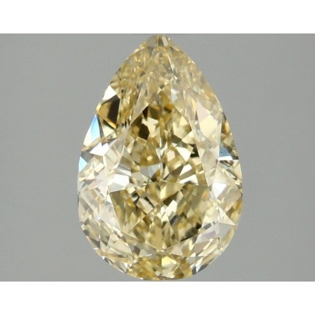 Diament laboratoryjny o barwie fantazyjnej szlif gruszkowy, 2.03ct, VVS2, Fancy Intense Yellow, IGI LG668404819