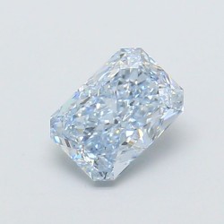 Diament laboratoryjny o barwie fantazyjnej radiant, 1.28ct, VVS1, Fancy Blue, IGI LG700518476