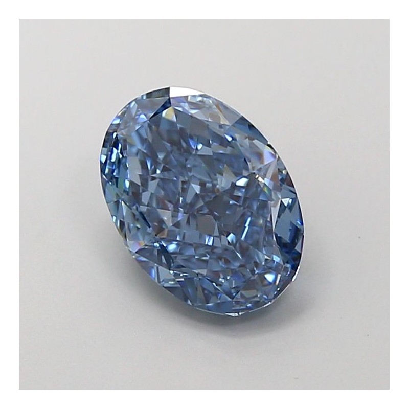 Diament laboratoryjny o barwie fantazyjnej szlif owalny, 1.9ct, VVS1, Fancy Vivid Blue, IGI LG700518442 Diament laboratoryjny o barwie fantazyjnej szlif owalny, 1.9ct, VVS1, Fancy Vivid Blue, IGI LG700518442