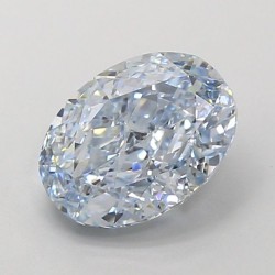 Diament laboratoryjny o barwie fantazyjnej szlif owalny, 1.96ct, VVS2, Fancy Blue, IGI LG700518444