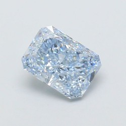 Diament laboratoryjny o barwie fantazyjnej radiant, 1.28ct, VVS2, Fancy Intense Blue, IGI LG700518475