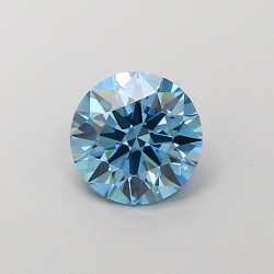 Diament laboratoryjny o barwie fantazyjnej szlif okrągły, 1.04ct, VVS1, Fancy Vivid Blue, IGI LG700518482