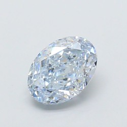 Diament laboratoryjny o barwie fantazyjnej szlif owalny, 1.32ct, VVS2, Fancy Blue, IGI LG700518477