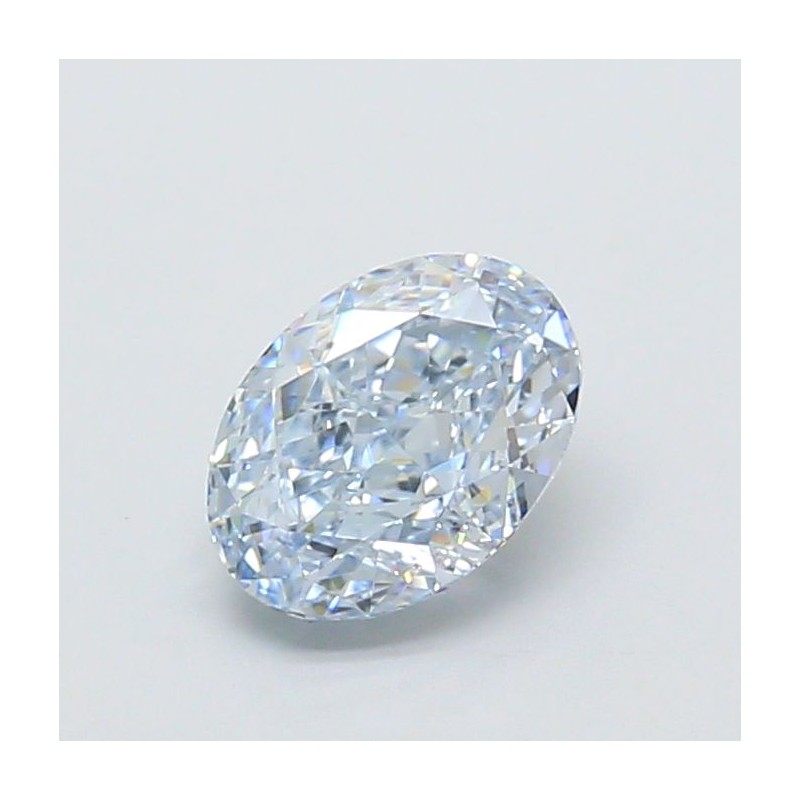 Diament laboratoryjny o barwie fantazyjnej szlif owalny, 1.32ct, VVS2, Fancy Blue, IGI LG700518477