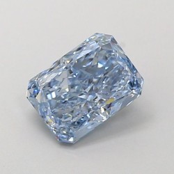 Diament laboratoryjny o barwie fantazyjnej radiant, 1.17ct, VVS1, Fancy Vivid Blue, IGI LG700518451