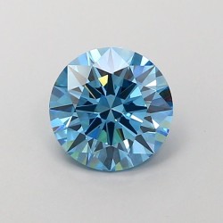 Diament laboratoryjny o barwie fantazyjnej szlif okrągły, 1.54ct, VVS2, Fancy Vivid Blue, IGI LG700518483