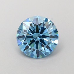 Diament laboratoryjny o barwie fantazyjnej szlif okrągły, 1.06ct, VVS2, Fancy Vivid Blue, IGI LG700518489