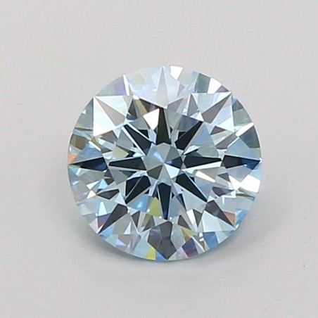 Diament laboratoryjny o barwie fantazyjnej szlif okrągły, 1.27ct, VVS2, Fancy Vivid Blue, IGI LG722563746